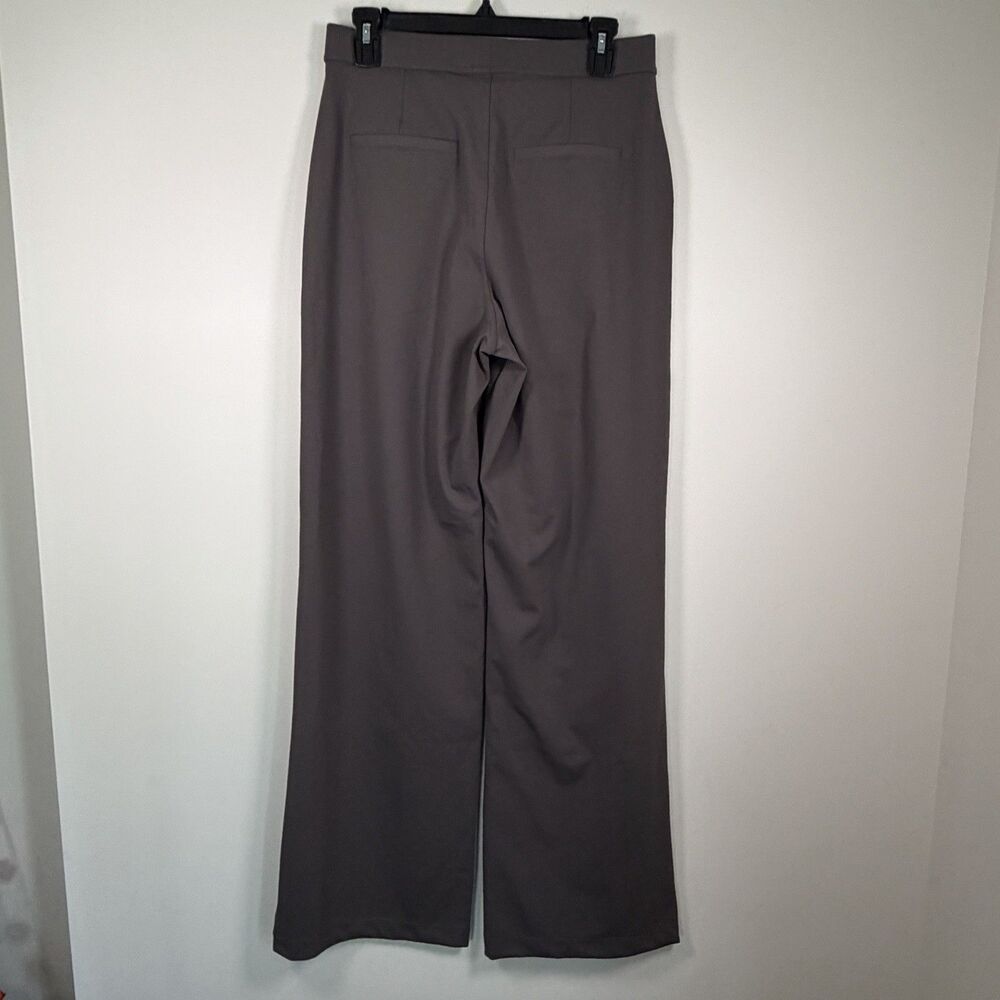 Halara Flex High Waisted Wide Leg Gray Work Pants Size Medium X Tall - Picture 7 of 12